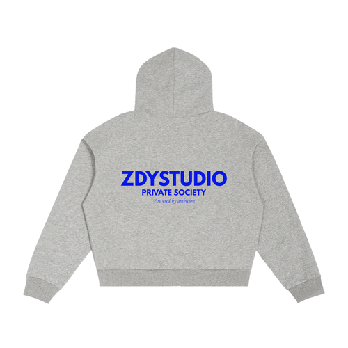 Mare Nostrum Check Zip Hoodie