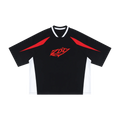V FORM TEE CRIMSON